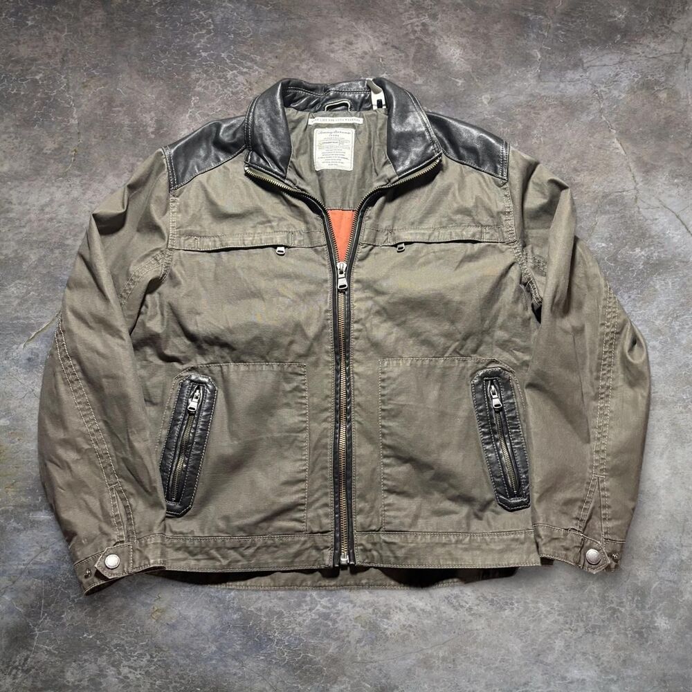 Tommy-bahama Men's Brown and Khaki Jacket